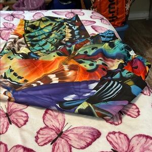 Colorful no Butterfly Pants beautiful print , colorful design Pocket sides